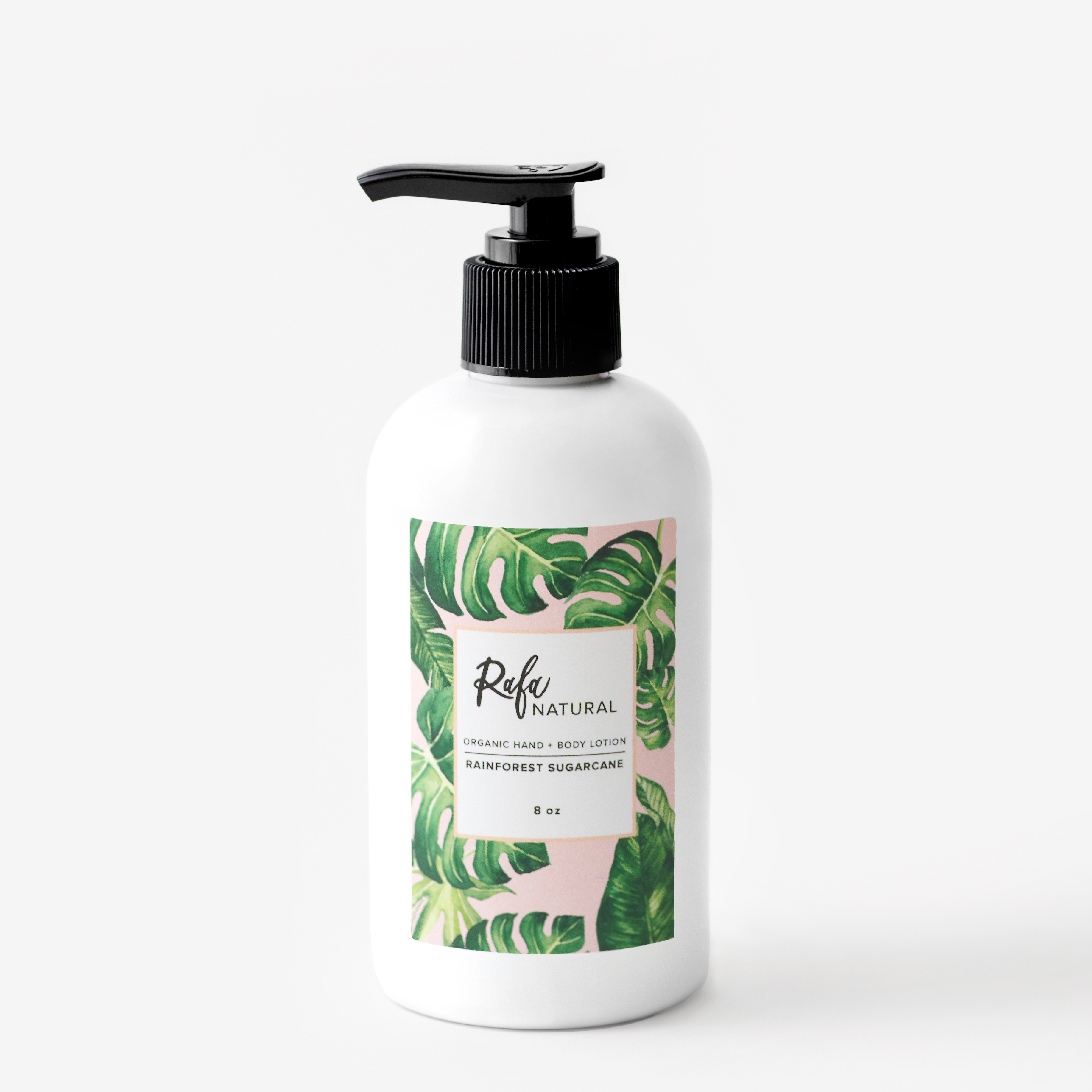 Rainforest Sugarcane Organic Hand & Body Lotion 8oz | Rafa Natural