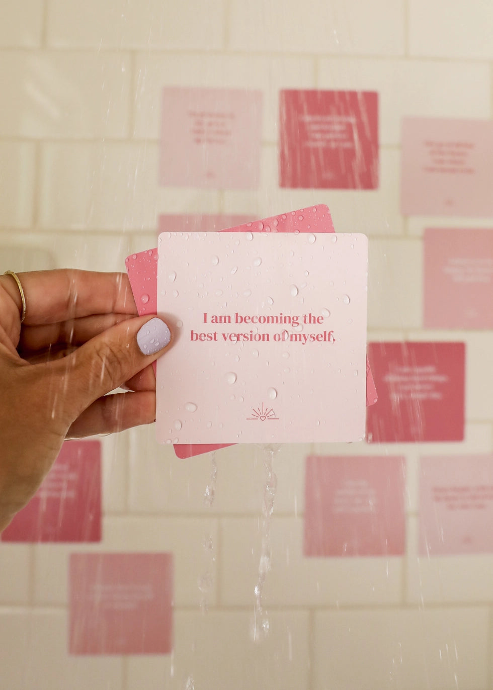Shower Affirmations Card | Self Love