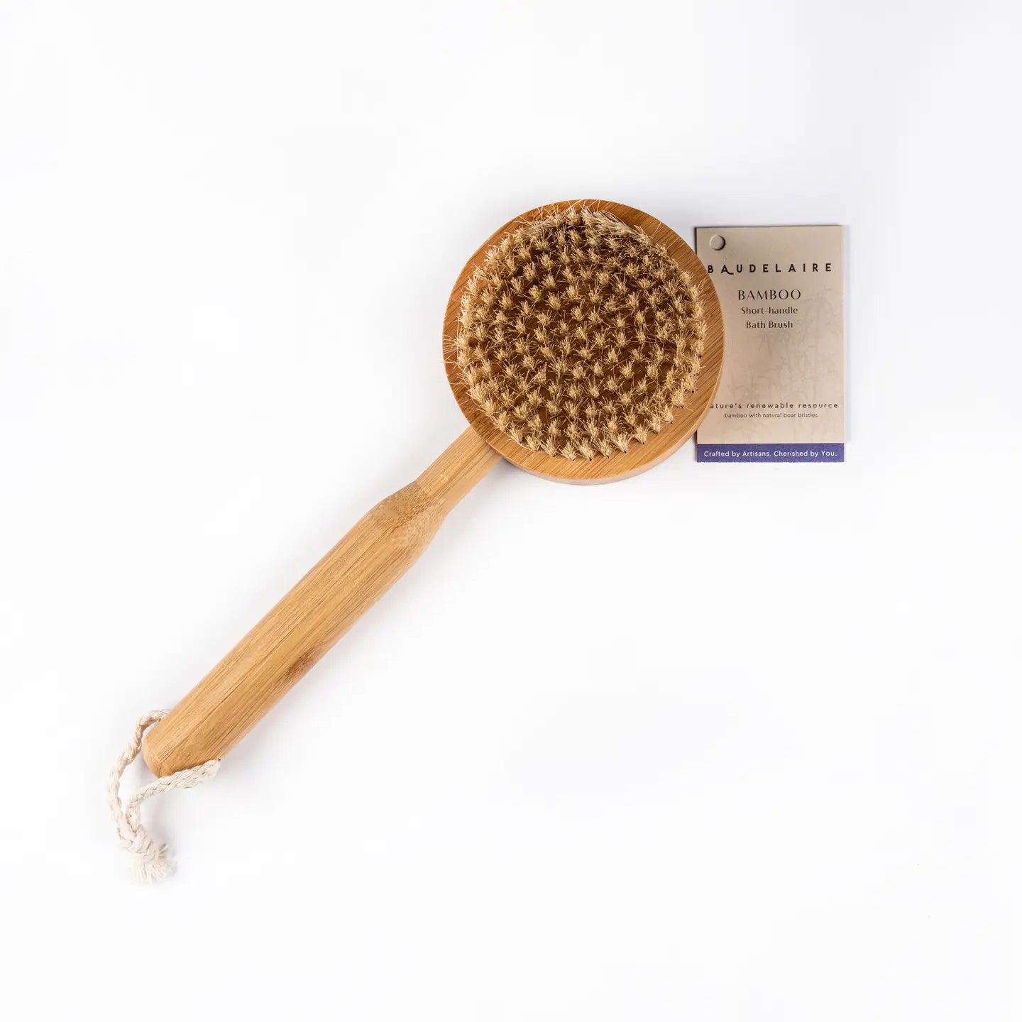 Bamboo Bath Brush 10"