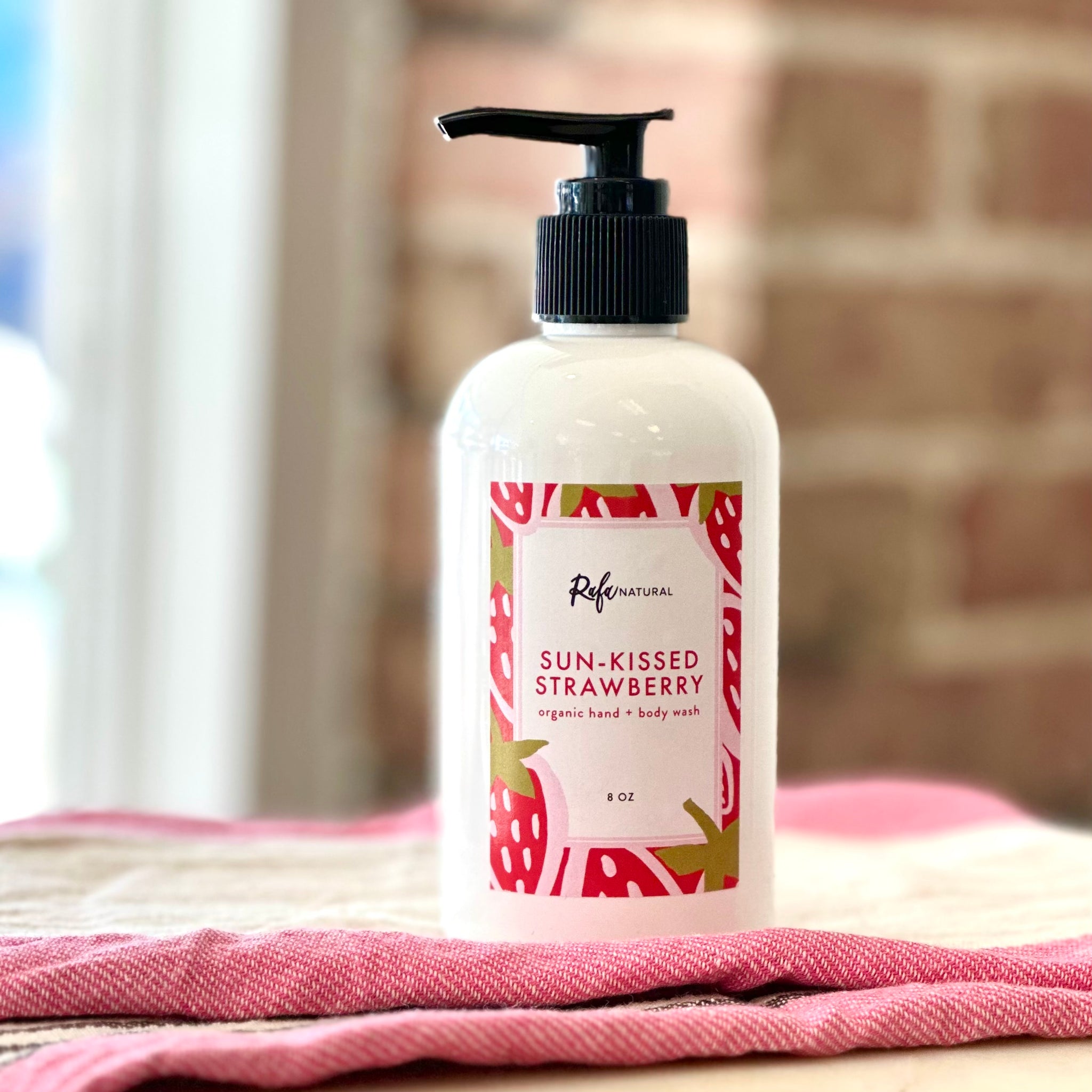 Sun-Kissed Strawberry Organic Hand & Body Wash 8oz