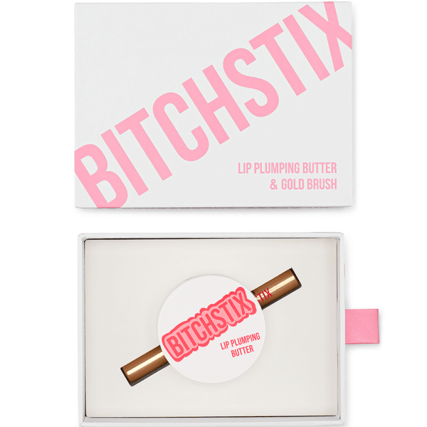 BITCHSTIX Lip Plumper & Gold Lip Brush Set