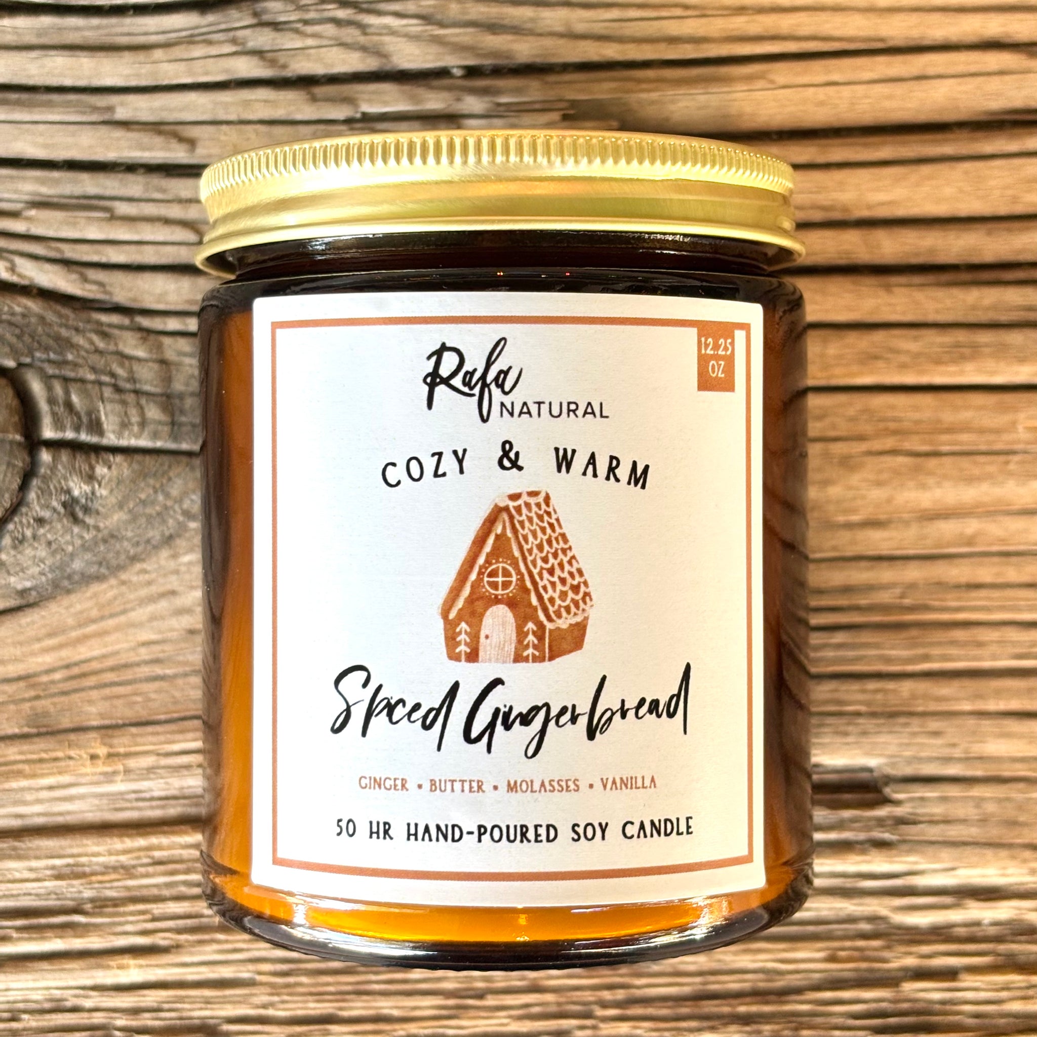 Rafa Natural Spiced Gingerbread 50Hr Candle

