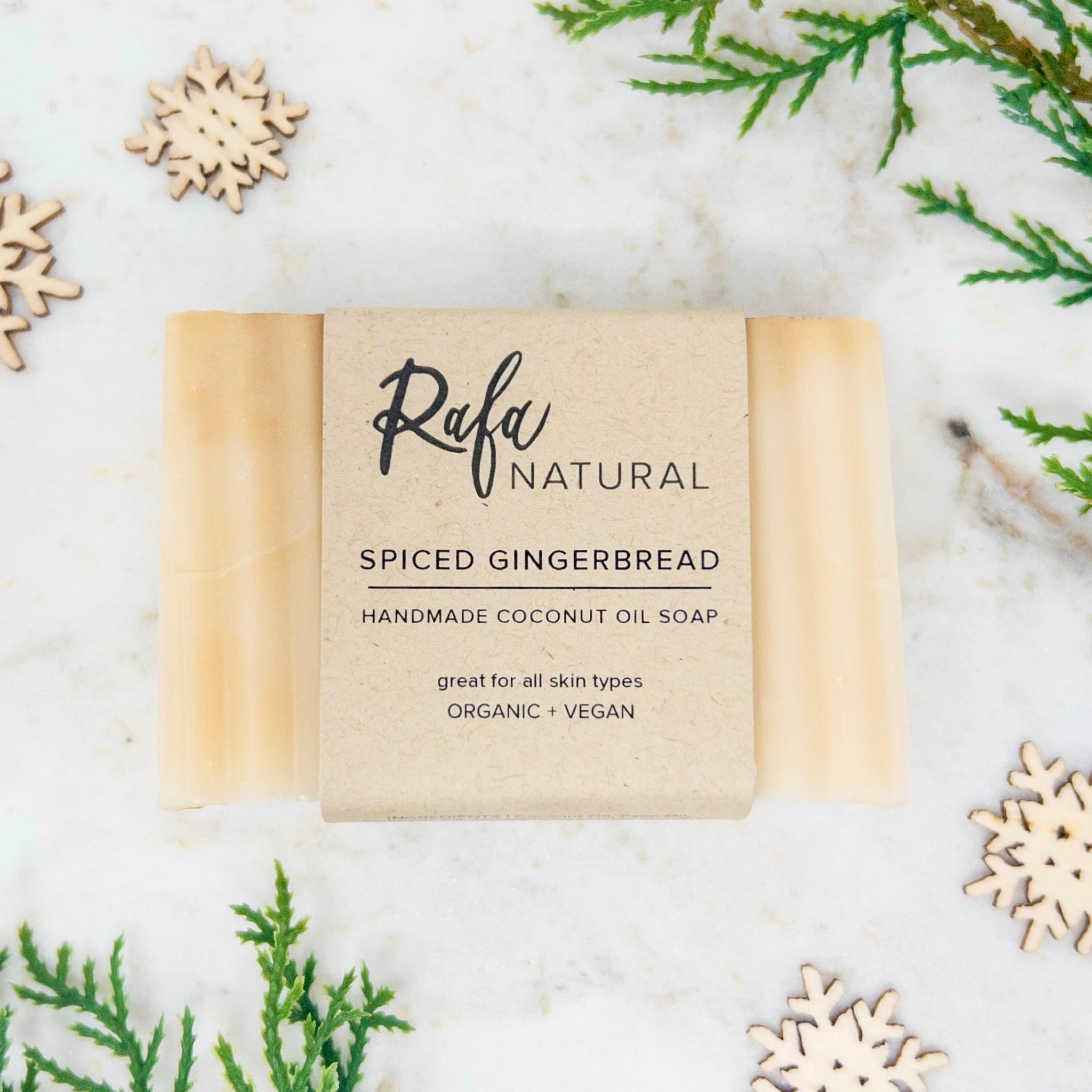 Rafa Natural Spiced Gingerbread Coconut Oil Soap
