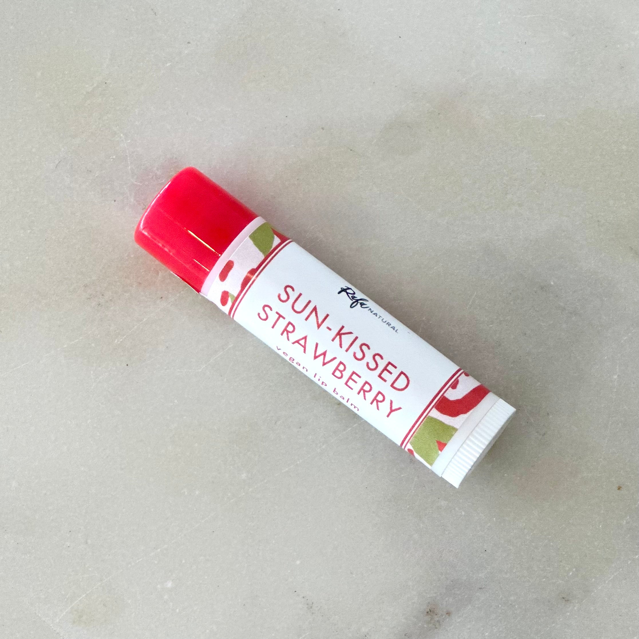 Sun-Kissed Strawberry Vegan Lip Balm