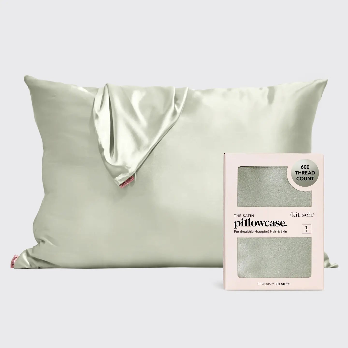 Kitsch Standard Size Satin Pillowcase