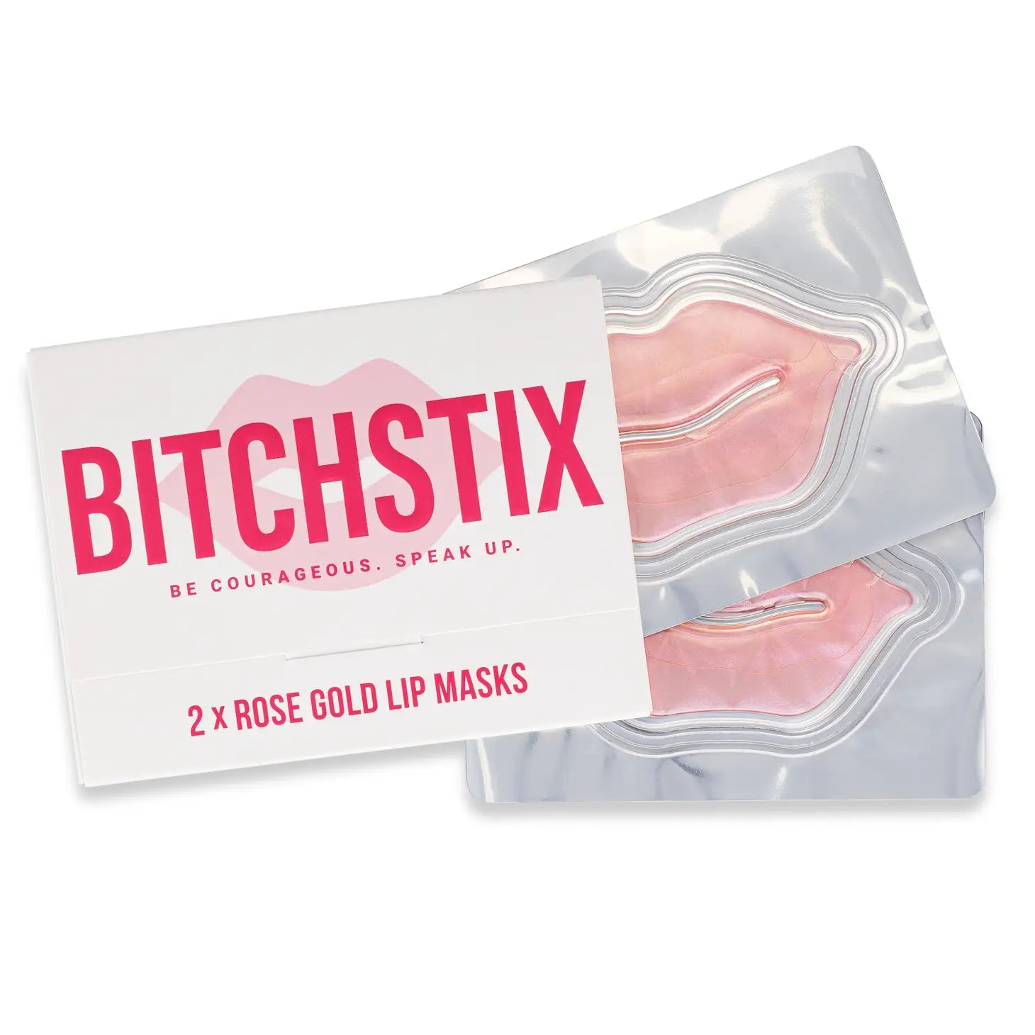 BITCHSTIX Rose Gold Lip Restoration Mask- 2pk