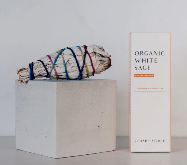 Organic White Sage by Cedar + Myrrh