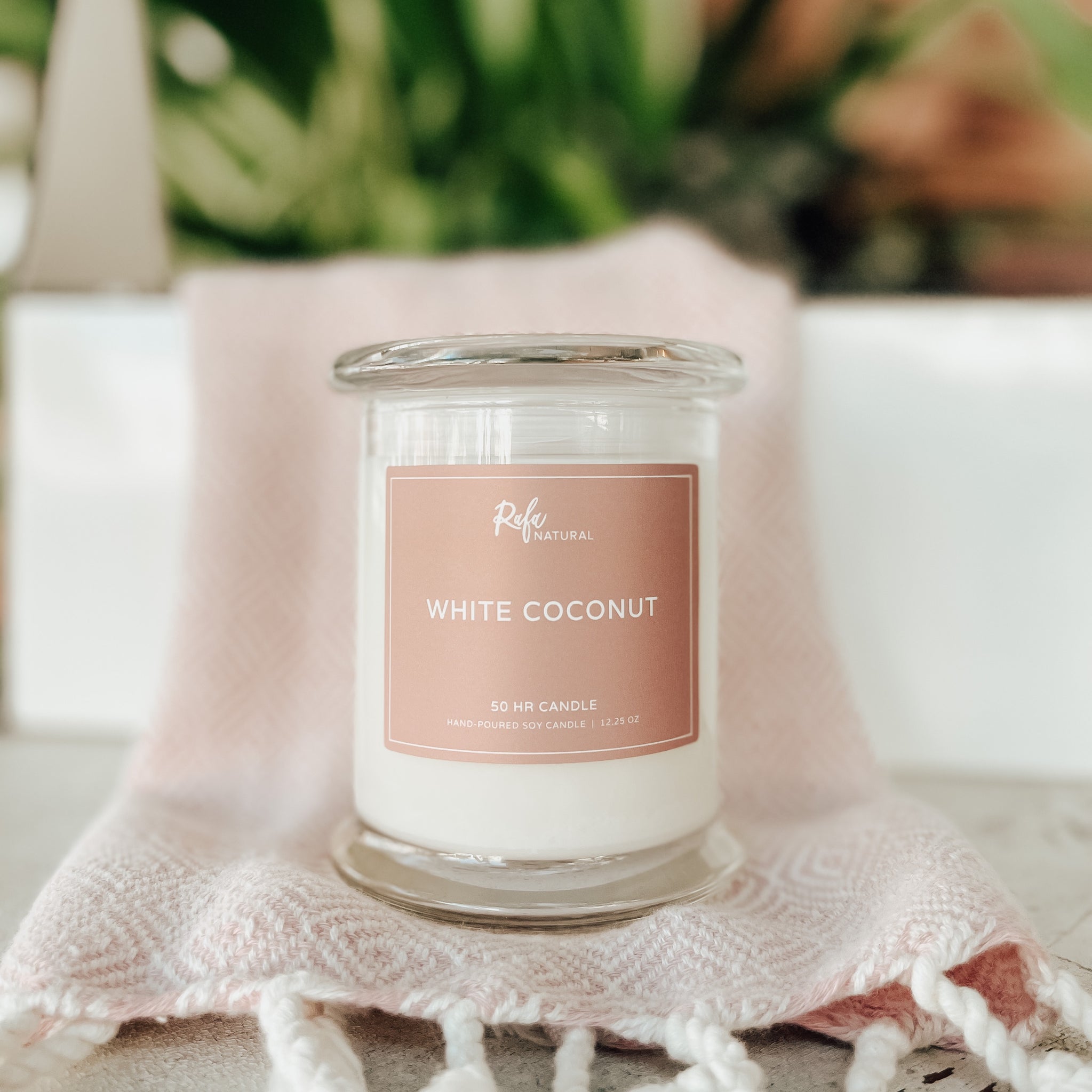 50Hr White Coconut Soy Candle