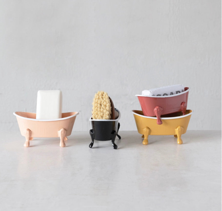 Assorted Colors Bathtube Soap Dishes