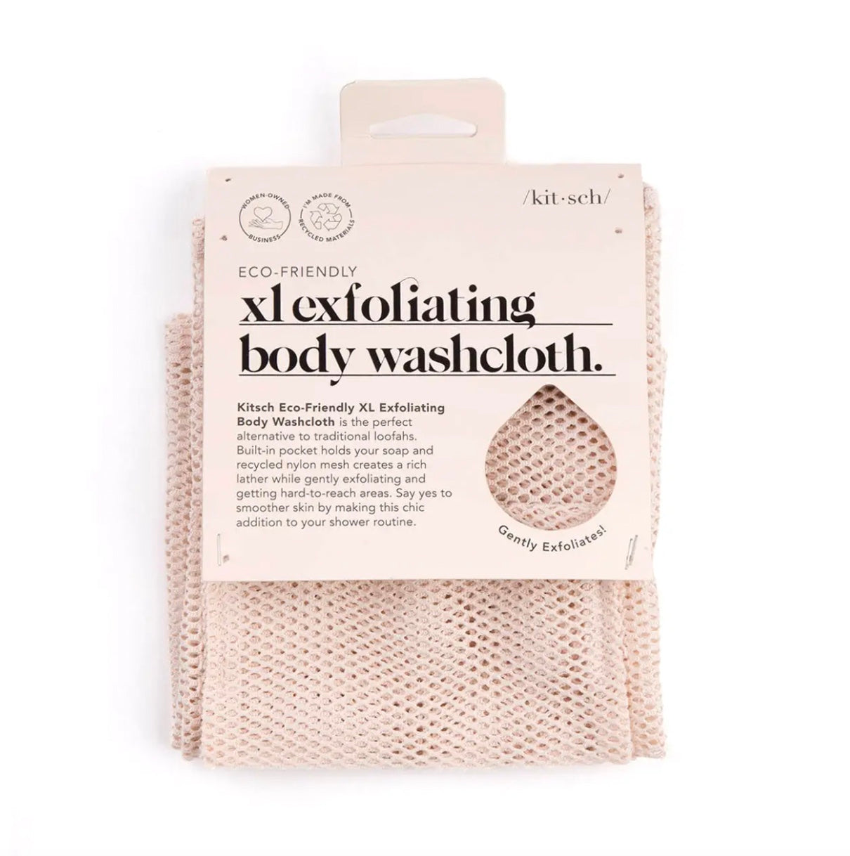 XL Exfoliating Washcloth by Kitsch