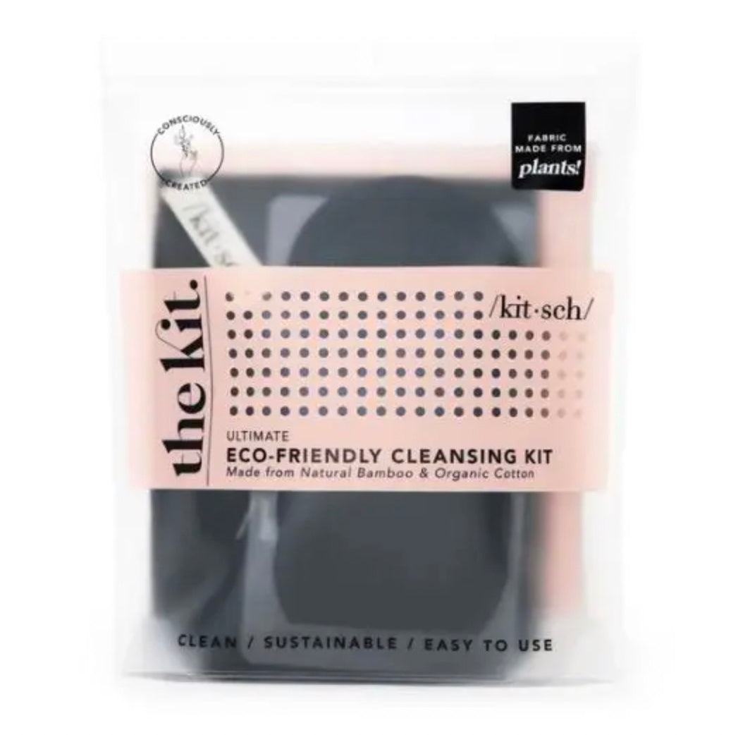 Black Eco Friendly Cleansing Kit by Kitsch