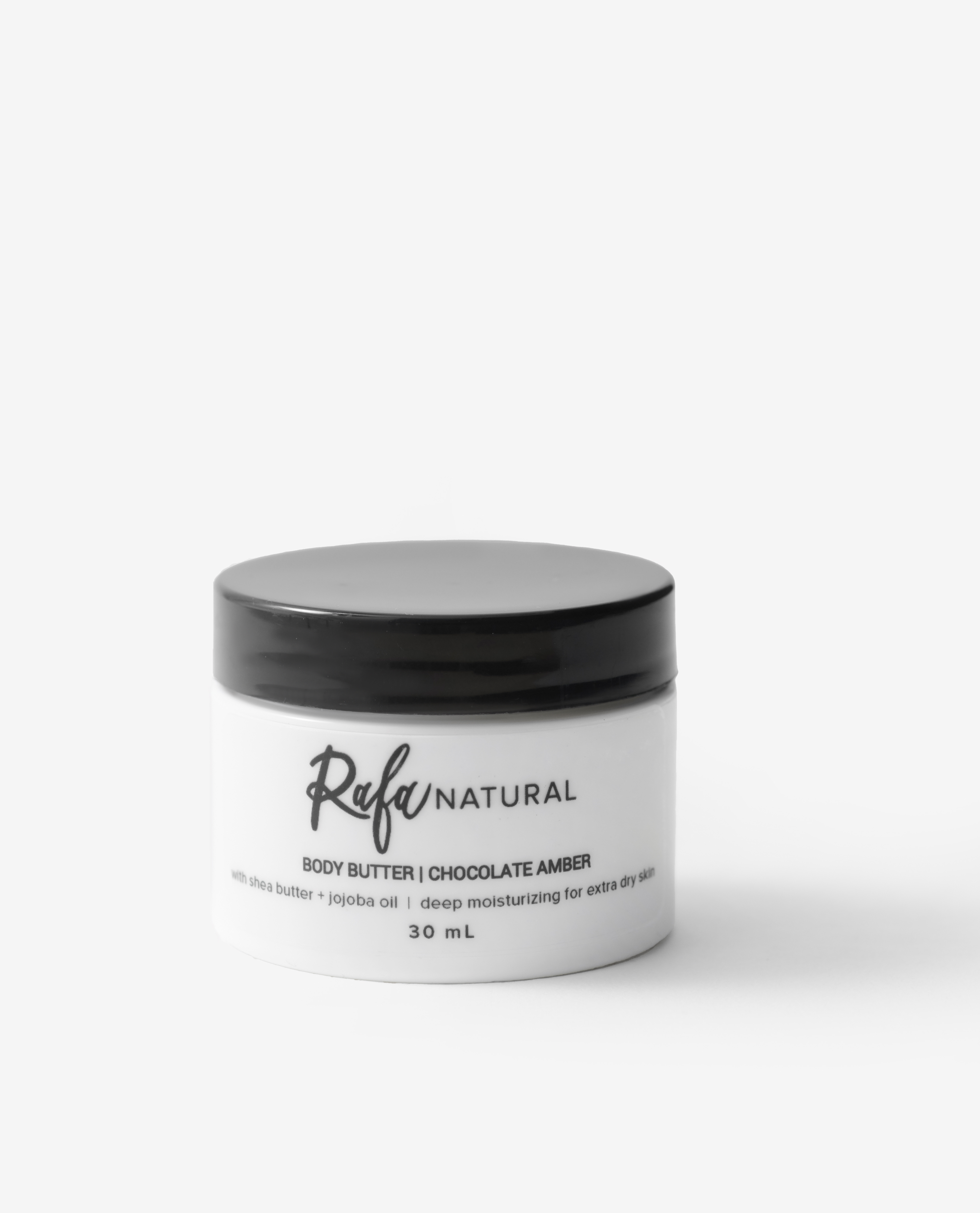 30mL Travel Chocolate Amber Body Butter by Rafa Natural