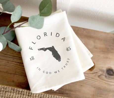 Florida Logo Tea Towel