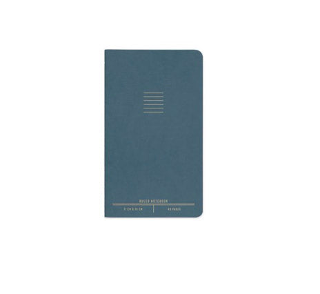 Peacock Blue Ruled Notebook by DesignWorks Ink