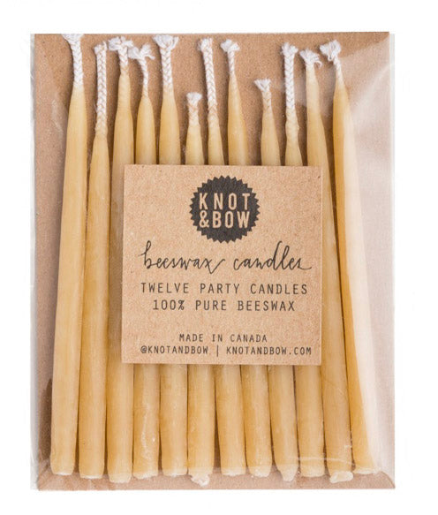 12 Pack Beeswax Candles by Knot and Bow