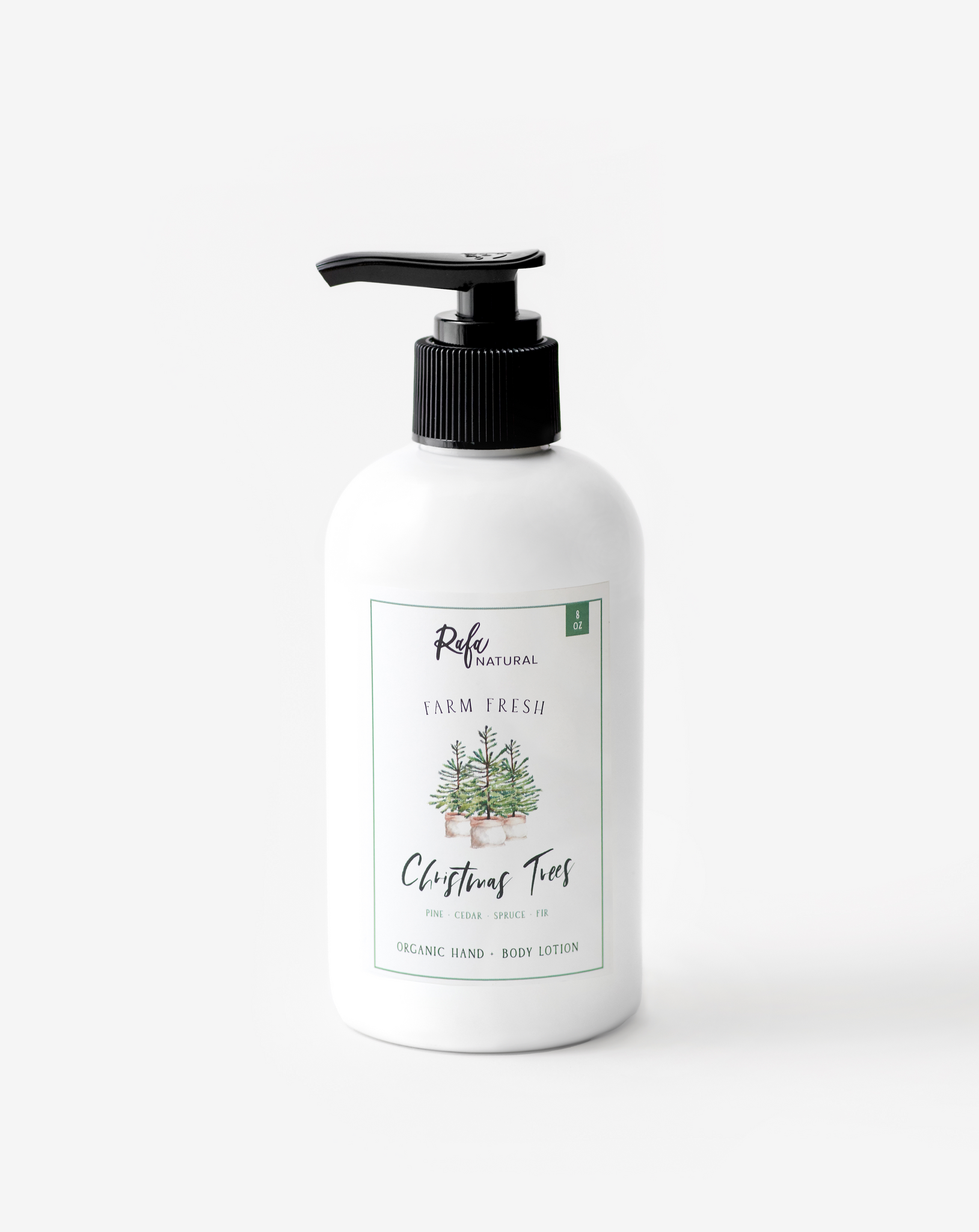 8oz. Tree Farm Organic Hand and Body Lotion by Rafa Natural