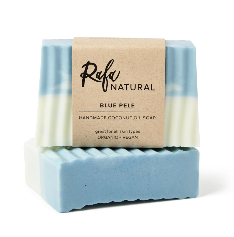 Blue Pele Coconut Oil Bar Soap by Rafa Natural