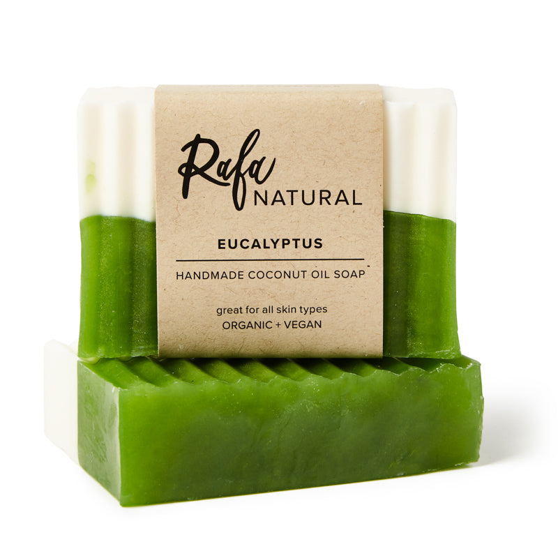 Eucalyptus Coconut Oil Bar Soap by Rafa Natural
